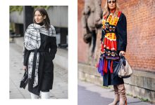 Photo of Шарфы и платки для уличного стиля